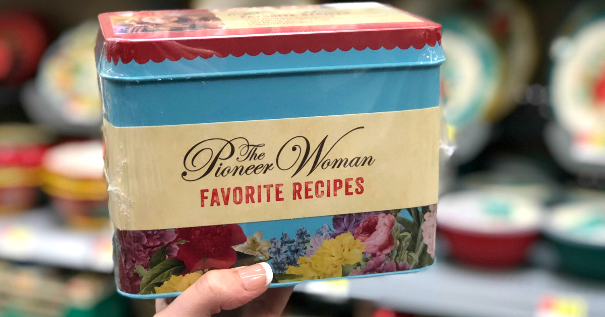 pioneer woman recipes box walmart deal – The Pioneer Woman Favorite Recipes Tin at Walmart