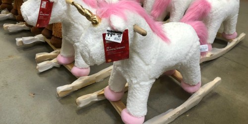 Plush Rocking Animals Only $19.88 at Home Depot