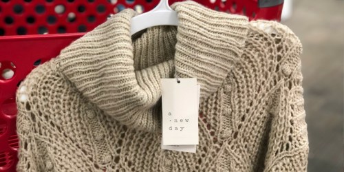 30% Off A New Day Women’s Sweaters at Target (Valid In-Store & Online)