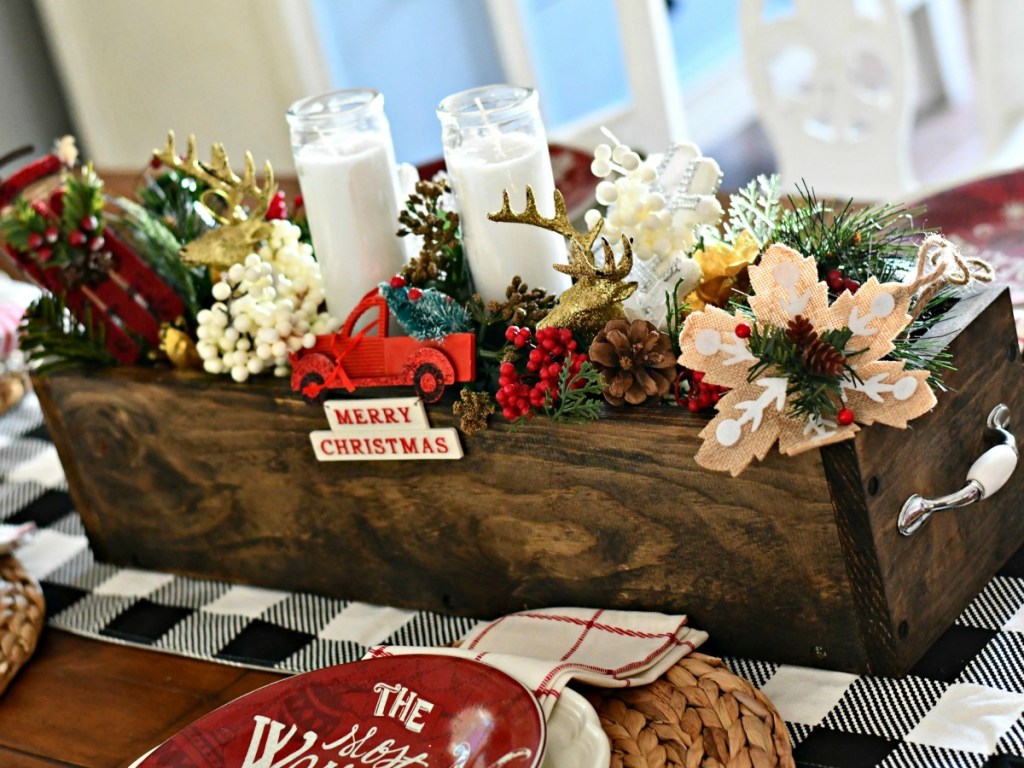 Dollar Tree Christmas Centerpieces