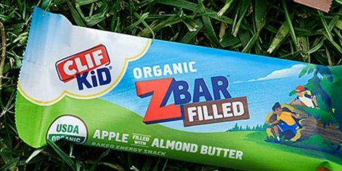 Amazon: CLIF Kid Zbar Apple Almond Butter Filled Energy Bar 12-Pack Only $3.78 Shipped (Just 32¢ Per Bar)