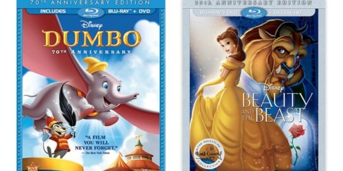 Walmart.online: Disney Anniversary Blu-ray + DVD onlinebos as Low as $9.96 (Dumbo & More)