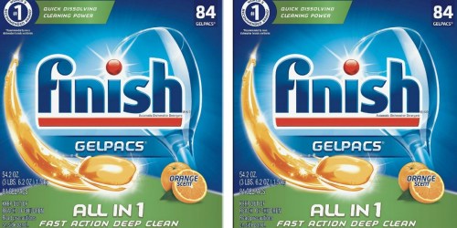 Amazon: Finish 84-Count Gelpacs Only $8.10 Shipped (Just 10¢ Per Pac)