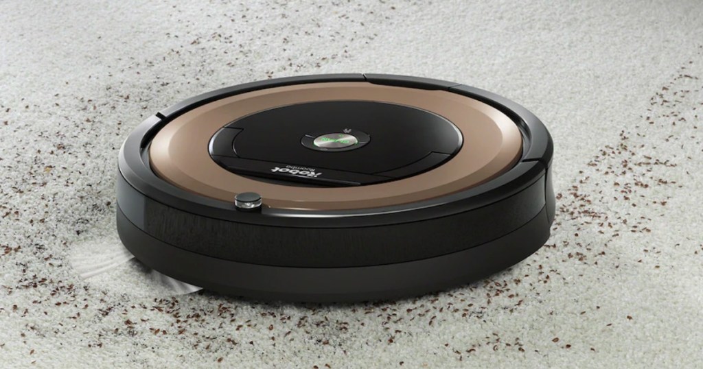 irobot roomba cleaning carpeting