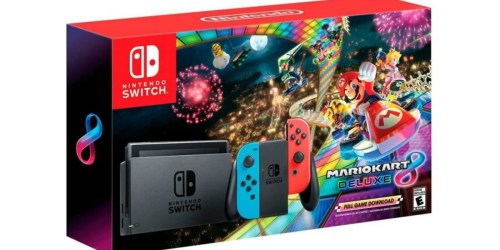 Nintendo Switch Mario Kart 8 Deluxe Console Bundle Only $299.99 Shipped