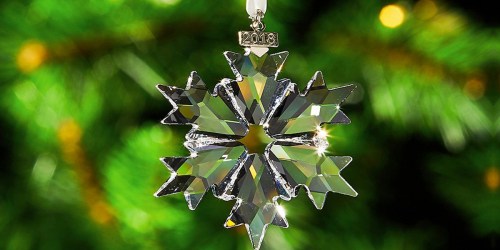 SWAROVSKI 2018 Annual Edition Snowflake Ornament Only $36.58 Shipped (Regularly $79)