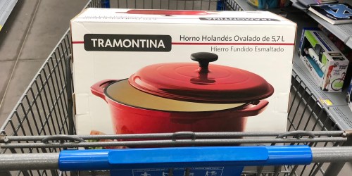 Tramontina 6-Quart Enameled Cast Iron Oval Dutch Oven Only $13 at Walmart (Regularly $48)