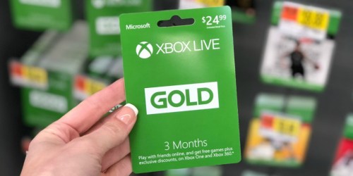 $60 Xbox eGift Card AND Xbox Live 3-Month Membership Only $60 ($85 Value)