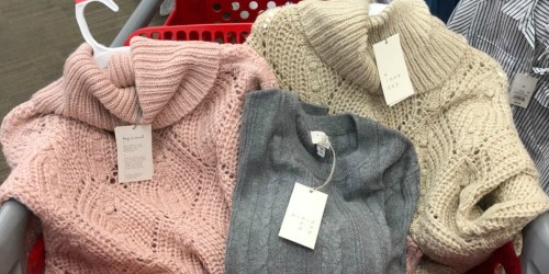 Up to 50% Off Women’s Sweaters at Target (Today Only)