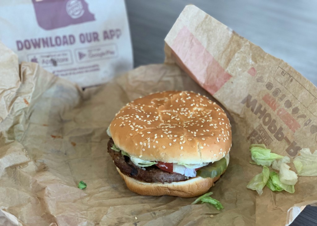 Burger King Whopper sandwich