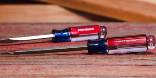 Ace Hardware: Craftsman 5-Piece Screwdriver Set Only $2.99 (Regularly $5)