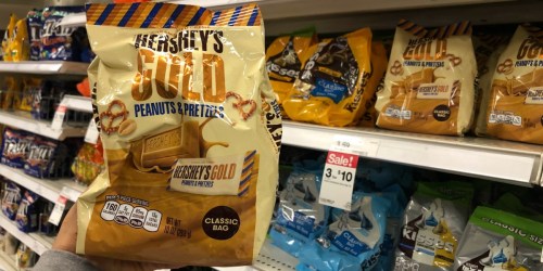 Hershey’s Gold Peanuts & Pretzels Classic 10oz Bags Only $1.33 at Target