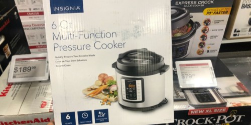 Insignia 6-Quart Multi-Function Pressure Cooker Only $29.99 Shipped (Regularly $100)