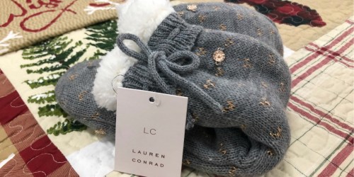 Kohl’s.online: LC Lauren Conrad Sweater Knit Slipper Socks Only $5.76 (Regularly $18)