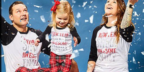 New Year’s Family Pajamas Just $12.49 on Zulily (Regularly $34+)