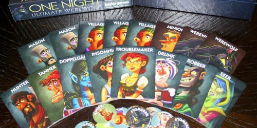 One Night Ultimate Werewolf Board Game Only $10.28 (Regularly $25)