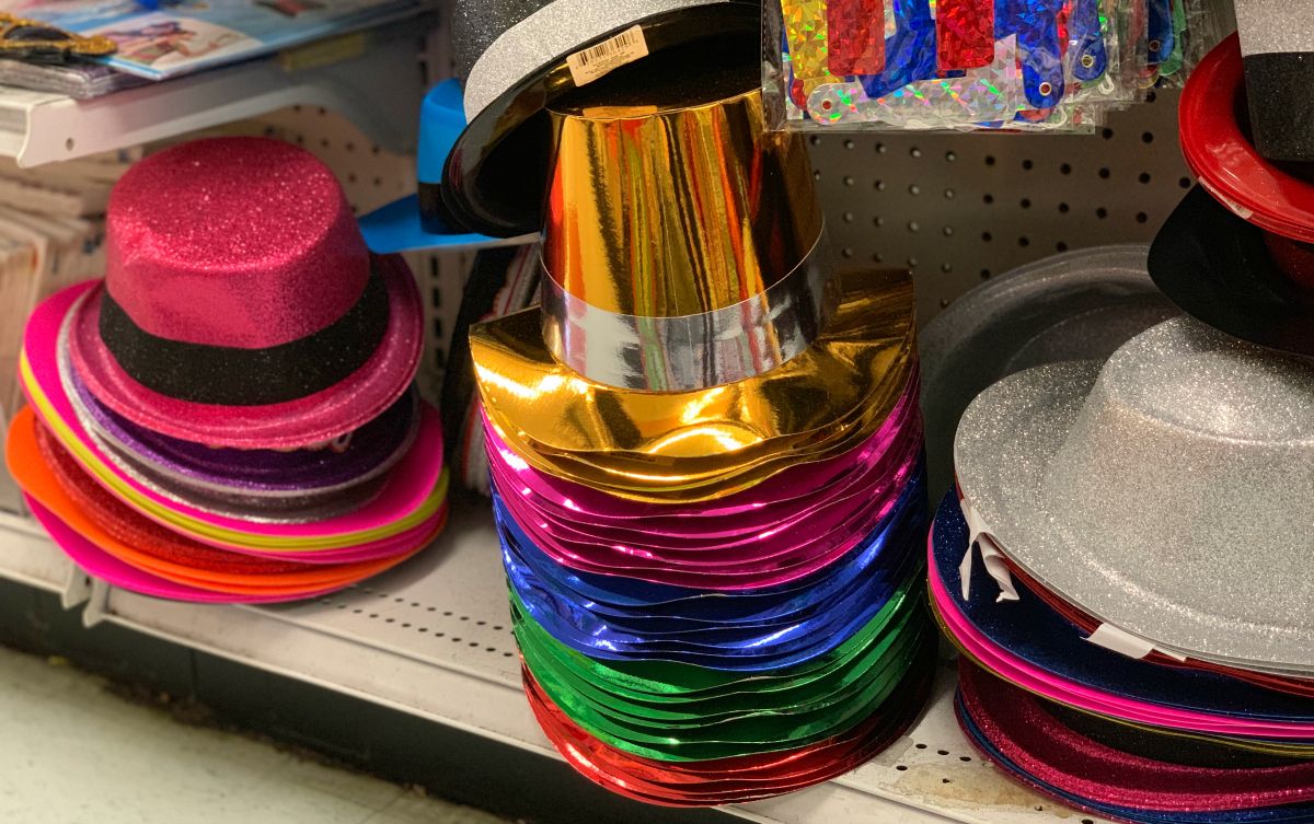 Party Hats at Dollar Tree