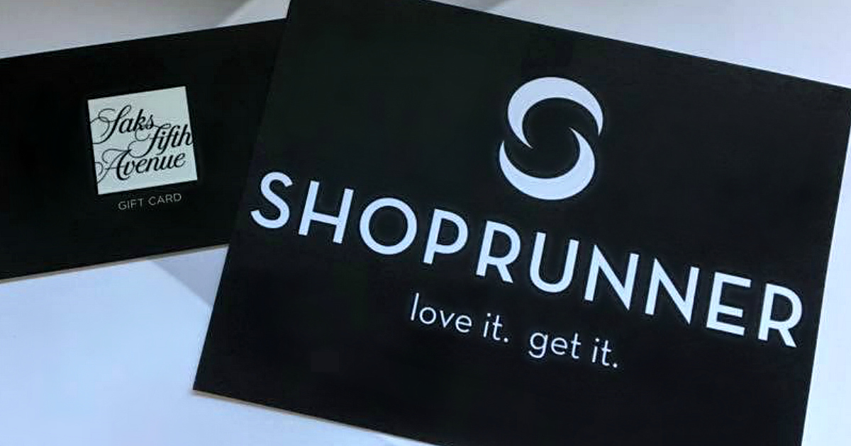 free year shoprunner membership deal – shoprunner placard