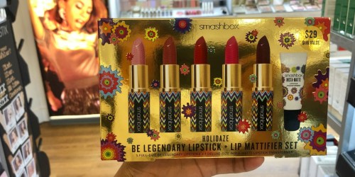 Ulta Beauty: Smashbox Holidaze Lipstick + Mattifier Set Only $14.50 + Free Laura Geller Illuminator