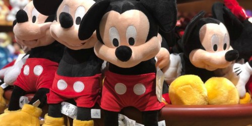 50% Off Disney Plush Characters (Until 3PM PST Only)