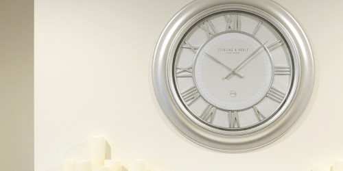 Walmart.online: Better Homes & Gardens Oversized Wall Clock Just $10 (Regularly $40) & More