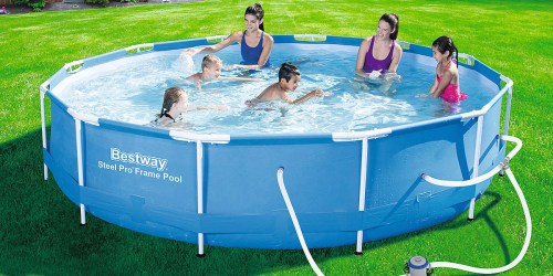 Bestway Steel Pro Frame Pool w/ Filter Pump Only $74.99 Shipped on Kohls.online (Regularly $250)