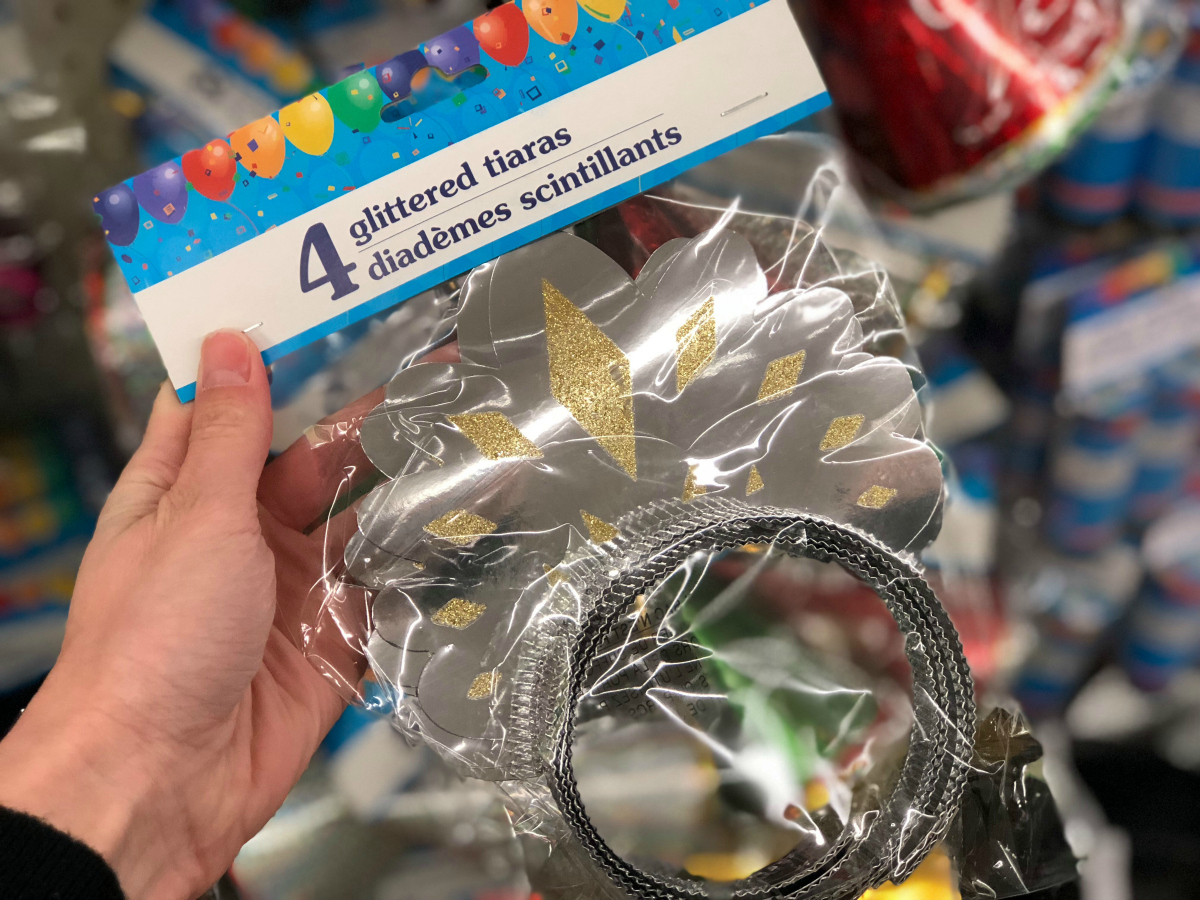 gold glitter tiaras dollar tree