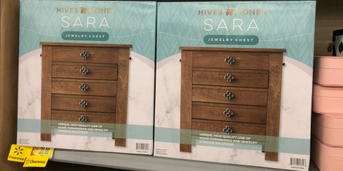 Hives & Honey 5-Drawer Jewelry Chest Possibly Only $20 at Walmart (Regularly $40)