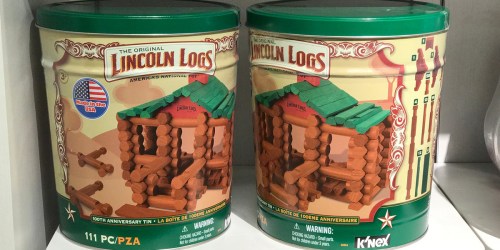 Lincoln Logs 100th Anniversary Tin Building Set Only $24.99 Shipped (Regularly $42)