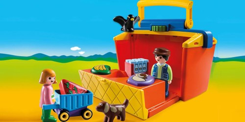 PLAYMOBIL Take Along Market Building Set Only $6.63 (Ships w/ $25 Amazon Order) & More