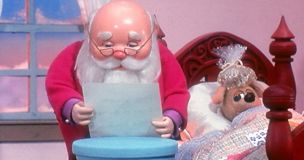 santa reading a letter