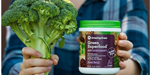 Amazon: Amazing Grass Green Superfood Antioxidant Organic Powder Only $10 Shipped & More