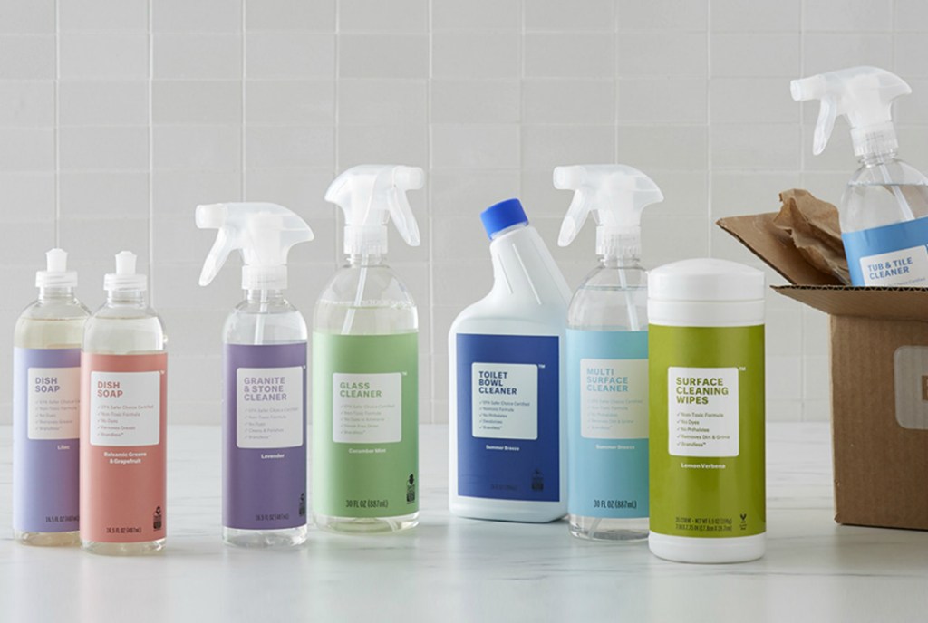 Brandless cleaning supplies