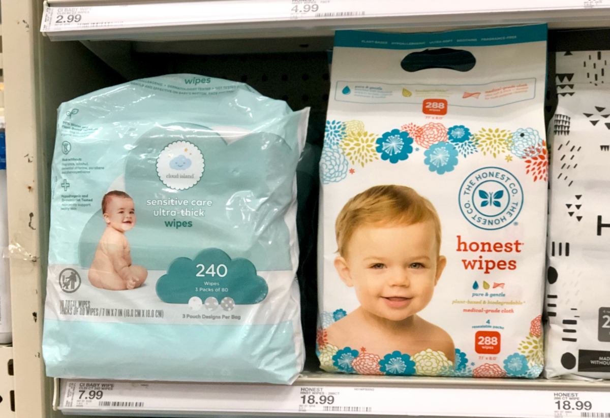 Cloud Island Wipes 240 count pack at Target