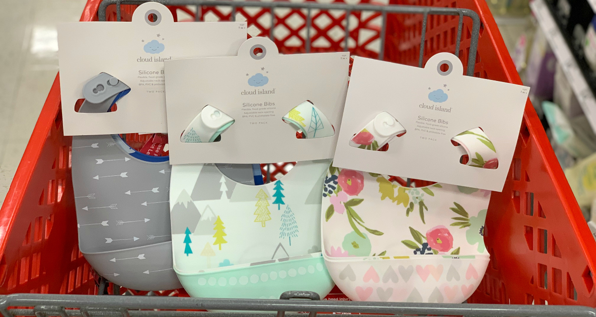 Cloud Island bibs at Target