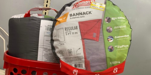 Target Clearance Find: Coleman 50 Degree Sleeping Bag Just $14.98 (Regularly $30)