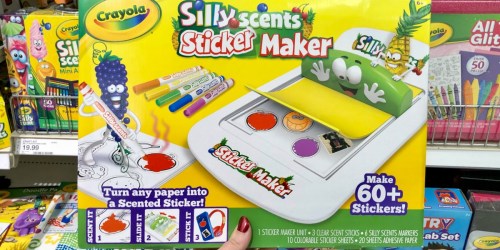 Crayola Silly Scents Sticker Maker Just $8.39 at Target.online