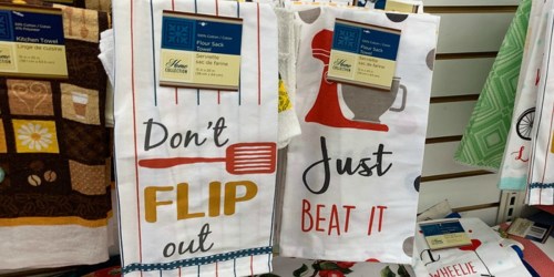 Fun Kitchen Towels Just $1 at Dollar Tree