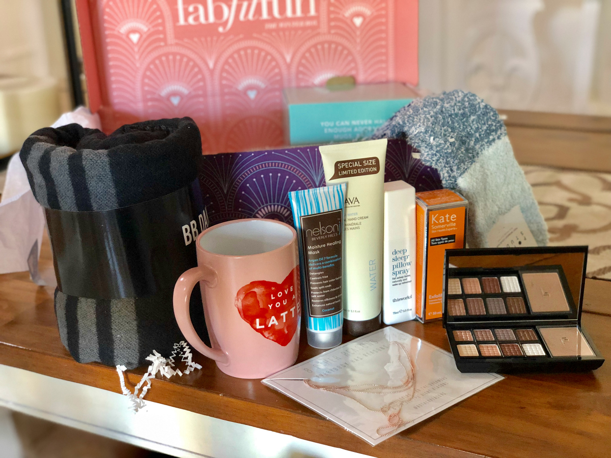 FabFitFun Goodies in a subscription box