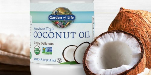 Garden of Life Organic Coconut Oil 14oz Only $4.78 Shipped on Amazon (Regularly $10) + More