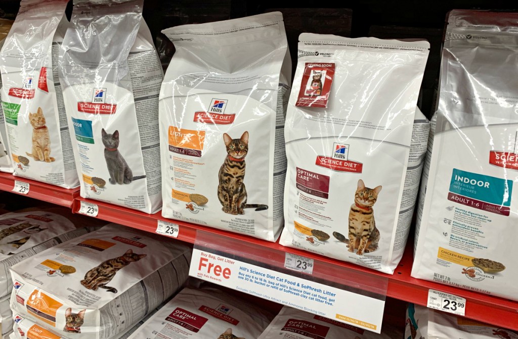 Hill's Science Diet cat food at Petco