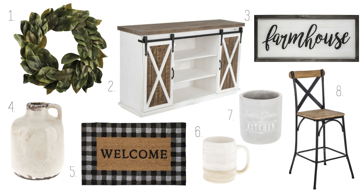 Hobby Lobby Farmhouse design vision board collage