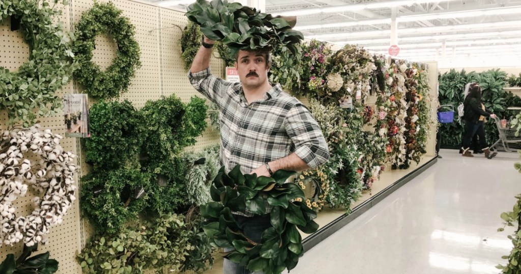 Hobby Lobby Wreath Section 