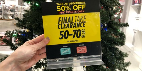 Up to 85% Of Holiday Clearance at JCPenney Stores