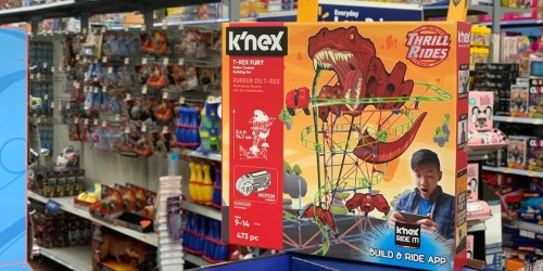 K’nex T-Rex Fury Roller Coaster Set Only $7 at Walmart (Regularly $29)