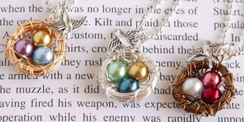 Custom Mama Bird Wire Nest Necklace Only $9.99 Shipped (Regularly $24)