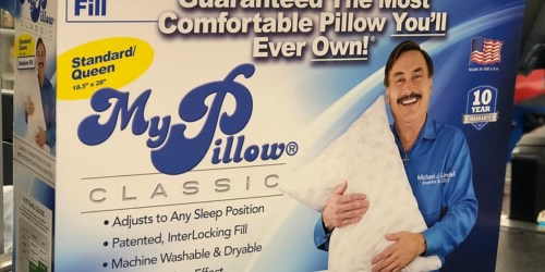 My Pillow Classic Standard Pillow Only $19.79 (Regularly $90) on Zulily