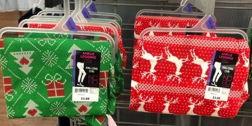 Women’s Holiday Leggings Possibly Only 97¢ at Walmart