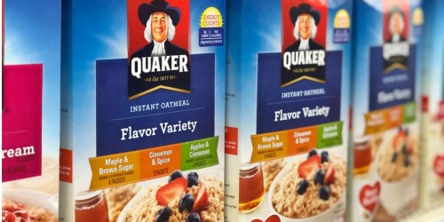 Amazon: Quaker Instant Oatmeal 48-Count Box Only $8.15 Shipped + More