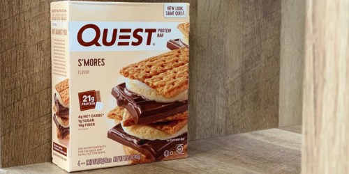 Amazon: Quest S’mores Protein Bars 12-Pack Only $13.98 Shipped (Just $1.17 Per Bar)